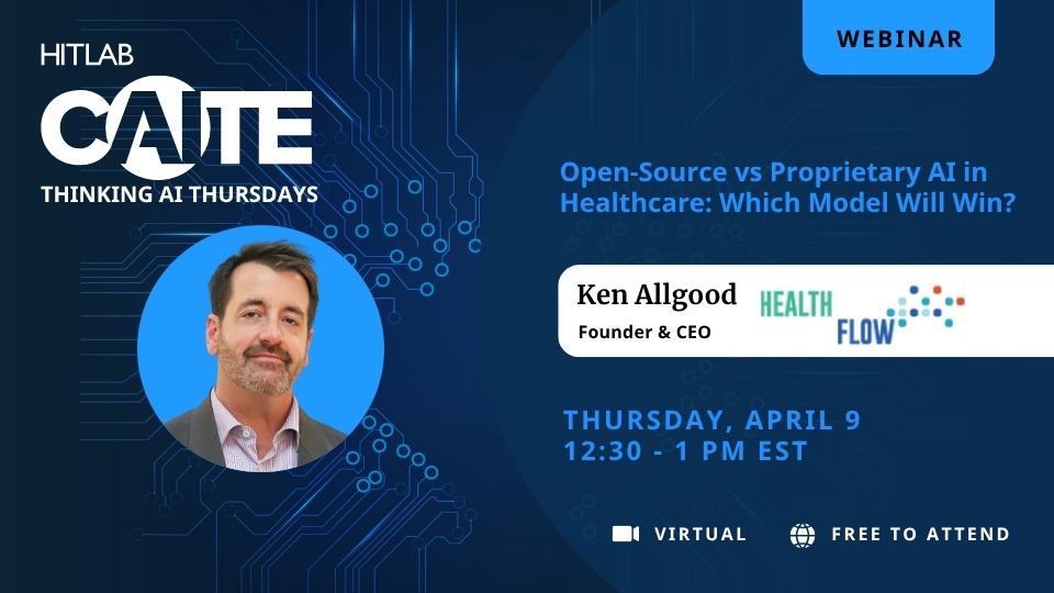 Thinking AI Thursday: Open-Source vs Proprietary AI in Healthcare: Which Model Will Win?